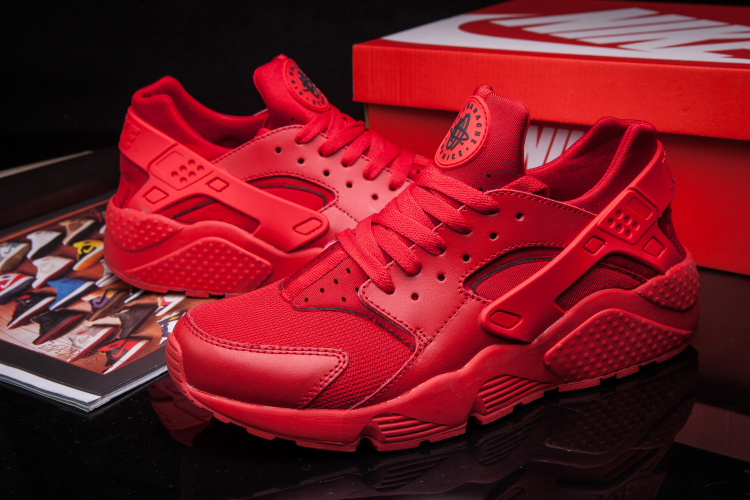 nike air huarache femme rouge