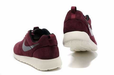 nike roshe run bordeaux femme pas cher